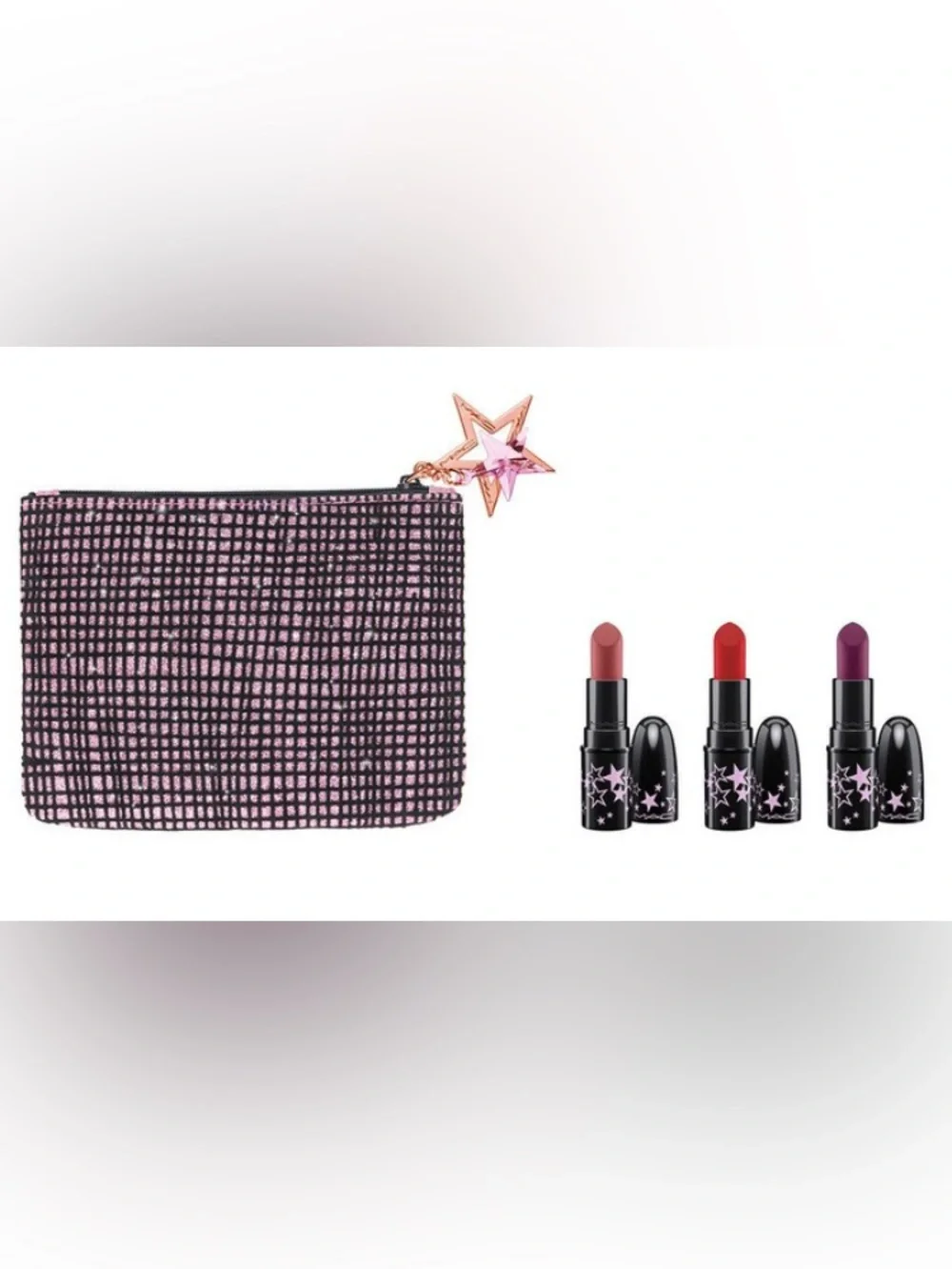 New Mac Cosmetics Vibrant Lucky Stars Lipstick Kit